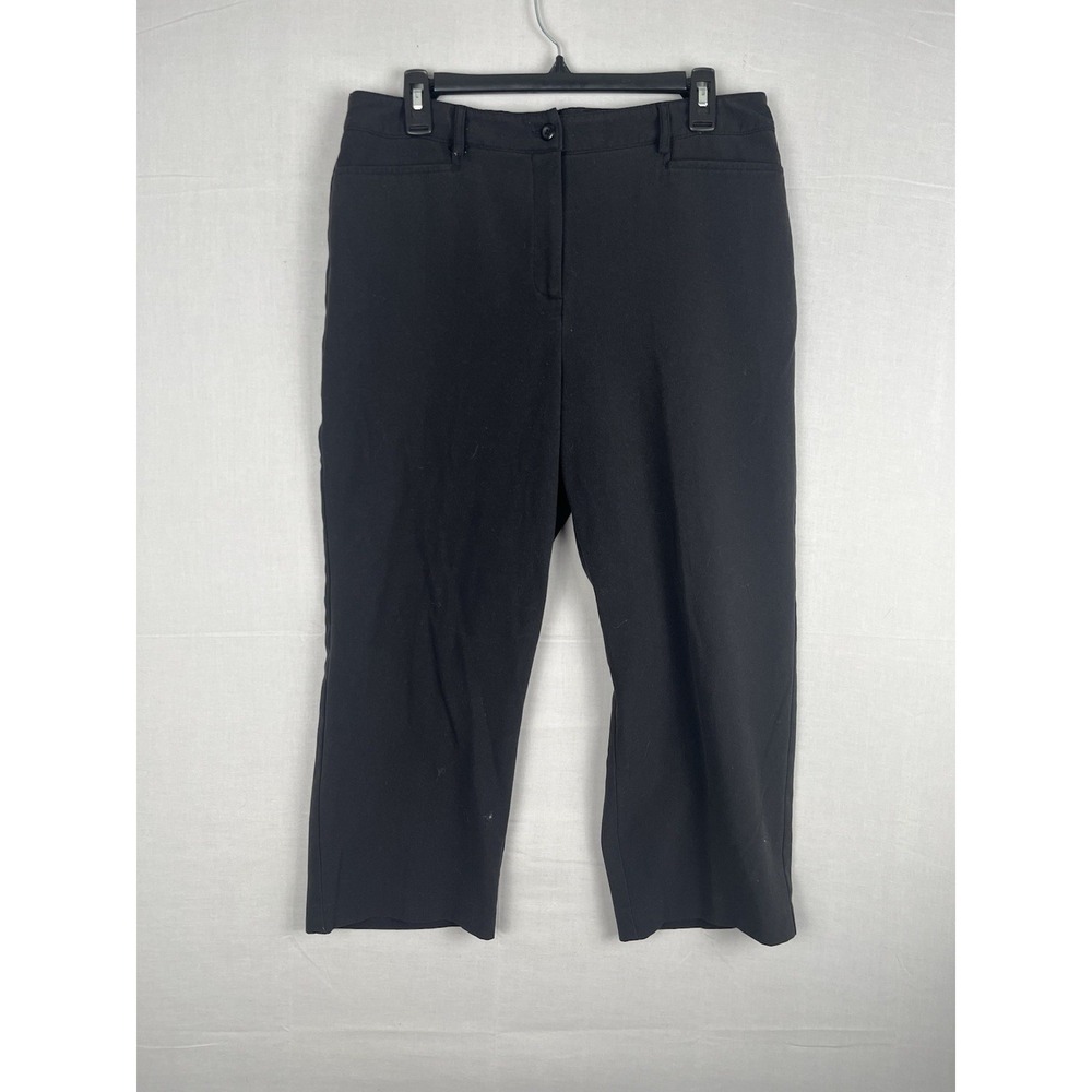 David Dart Black Dress Pants Womens Size 12 Stretch Career Office